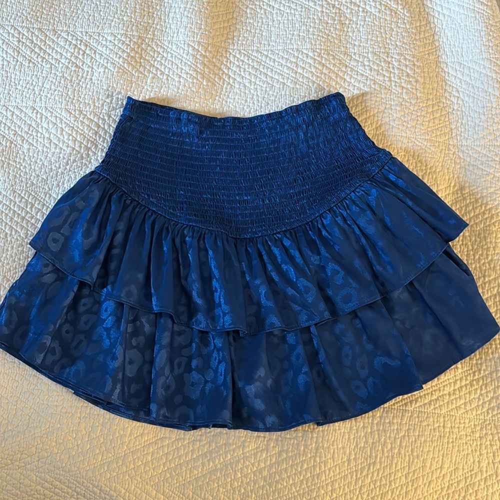 Blue Ruffled Skort - Size Small